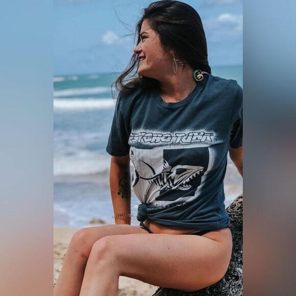 NWOT Psycho Tuna Unisex Black Graphic Short Sleeve Tee Shirt - Size M - Picture 2 of 10